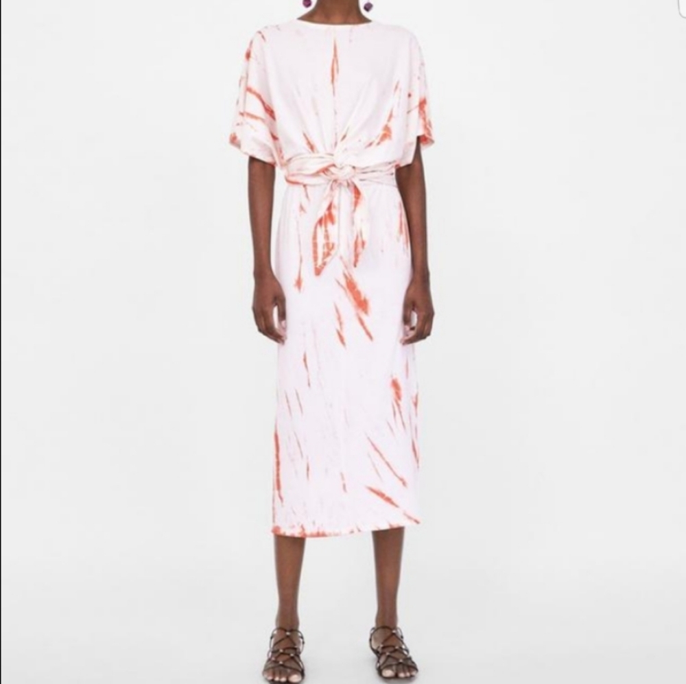 ZARA Cotton Maxi T-Shirt Dress